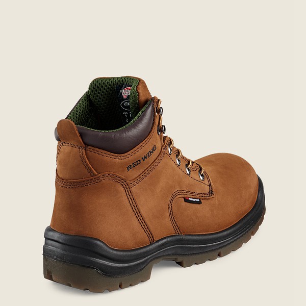 Botas de Trabajo Red Wing Hombre Marrom - King Toe® - 6-Inch Waterproof Soft Toe - 930-KFJTXI